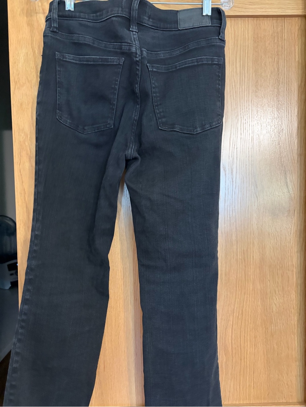 Madewell High-Rise Straight Jeans in Black